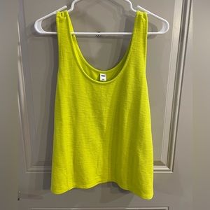 Old Navy neon green tank (L)